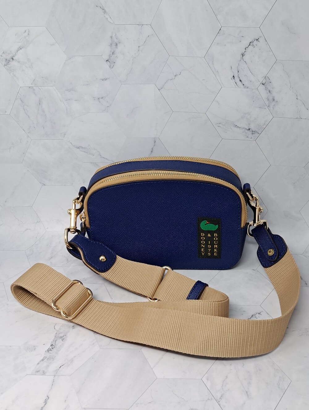 Dooney & Bourke  Alpine Ambler 20 Crossbody Bag Leather Blue